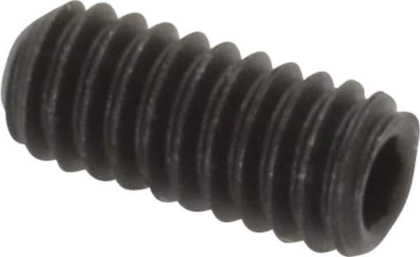 Value Collection - #8-32 UNC, 3/8" OAL, Cup Point Set Screw - Grade 8 Alloy Steel, 5/64" Key - Apex Tool & Supply
