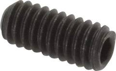 Value Collection - #8-32 UNC, 3/8" OAL, Cup Point Set Screw - Grade 8 Alloy Steel, 5/64" Key - Apex Tool & Supply