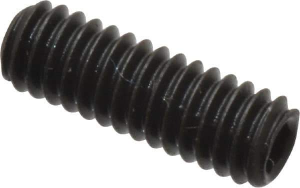 Value Collection - #8-32 UNC, 1/2" OAL, Cup Point Set Screw - Grade 8 Alloy Steel, 5/64" Key - Apex Tool & Supply