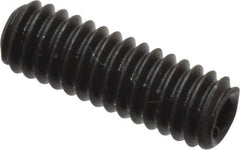 Value Collection - #8-32 UNC, 1/2" OAL, Cup Point Set Screw - Grade 8 Alloy Steel, 5/64" Key - Apex Tool & Supply