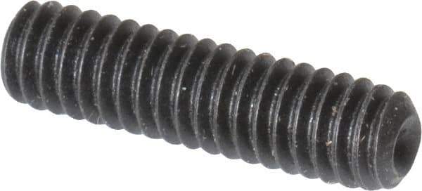 Value Collection - #8-32 UNC, 5/8" OAL, Cup Point Set Screw - Grade 8 Alloy Steel, 5/64" Key - Apex Tool & Supply
