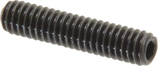 Value Collection - #8-32 UNC, 3/4" OAL, Cup Point Set Screw - Grade 8 Alloy Steel, 5/64" Key - Apex Tool & Supply