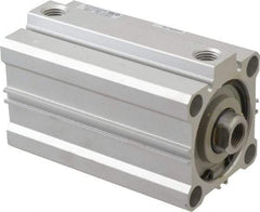 SMC PNEUMATICS - 2-15/16" Stroke x 2" Bore Double Acting Air Cylinder - 1/4 Port, 1/2-20 Rod Thread, 145 Max psi, 15 to 160°F - Apex Tool & Supply