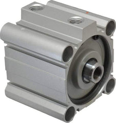 SMC PNEUMATICS - 1" Stroke x 2-1/2" Bore Double Acting Air Cylinder - 1/4 Port, 1/2-20 Rod Thread, 145 Max psi, 15 to 160°F - Apex Tool & Supply