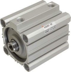 SMC PNEUMATICS - 1-15/16" Stroke x 2-1/2" Bore Double Acting Air Cylinder - 1/4 Port, 1/2-20 Rod Thread, 145 Max psi, 15 to 160°F - Apex Tool & Supply