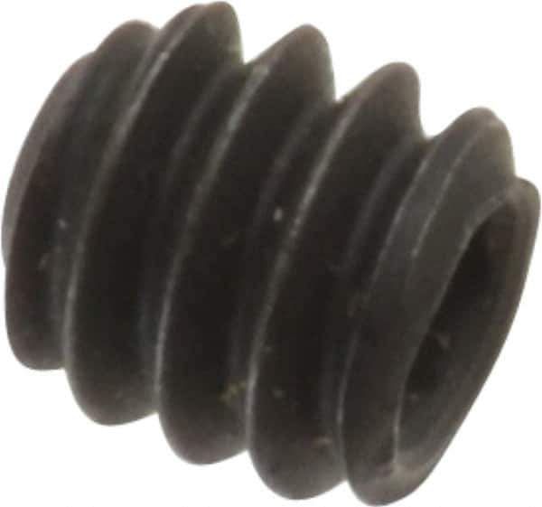 Value Collection - #10-24 UNC, 3/16" OAL, Cup Point Set Screw - Grade 8 Alloy Steel, 3/32" Key - Apex Tool & Supply