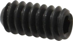 Value Collection - #10-24 UNC, 3/8" OAL, Cup Point Set Screw - Grade 8 Alloy Steel, 3/32" Key - Apex Tool & Supply