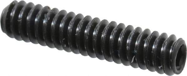 Value Collection - #10-24 UNC, 7/8" OAL, Cup Point Set Screw - Grade 8 Alloy Steel, 3/32" Key - Apex Tool & Supply