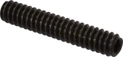 Value Collection - #10-24 UNC, 1" OAL, Cup Point Set Screw - Grade 8 Alloy Steel, 3/32" Key - Apex Tool & Supply