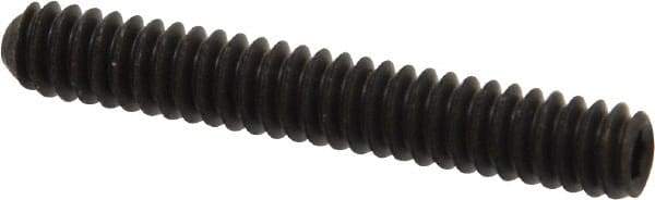 Value Collection - #10-24 UNC, 1-1/4" OAL, Cup Point Set Screw - Grade 8 Alloy Steel, 3/32" Key - Apex Tool & Supply