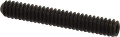 Value Collection - #10-24 UNC, 1-1/4" OAL, Cup Point Set Screw - Grade 8 Alloy Steel, 3/32" Key - Apex Tool & Supply