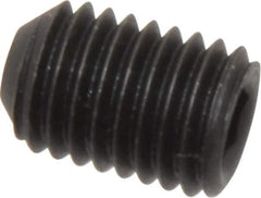Value Collection - 1/4-28 UNF, 3/8" OAL, Cup Point Set Screw - Grade 8 Alloy Steel, 1/8" Key - Apex Tool & Supply