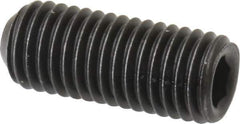 Value Collection - 1/4-28 UNF, 5/8" OAL, Cup Point Set Screw - Grade 8 Alloy Steel, 1/8" Key - Apex Tool & Supply