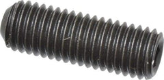 Value Collection - 1/4-28 UNF, 3/4" OAL, Cup Point Set Screw - Grade 8 Alloy Steel, 1/8" Key - Apex Tool & Supply