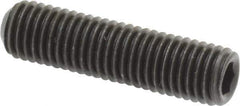 Value Collection - 1/4-28 UNF, 1" OAL, Cup Point Set Screw - Grade 8 Alloy Steel, 1/8" Key - Apex Tool & Supply