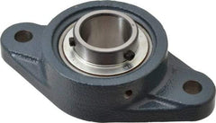 Value Collection - 1-3/16" ID, 3-5/32" OAW x 5-13/16" OAL x 3-5/32" OAH 2-Bolt High Temperature Flange Bearing - 2,500 Lb Static Cap, 4,300 Lb Dyn Cap, 4.594" Btw Mnt Hole Ctrs, 45/64" Base-to-Ctr Ht, Cast Iron - Apex Tool & Supply