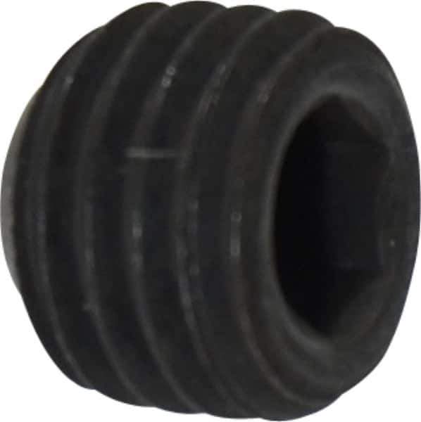 Value Collection - 5/16-24 UNF, 1/4" OAL, Cup Point Set Screw - Grade 8 Alloy Steel, 5/32" Key - Apex Tool & Supply