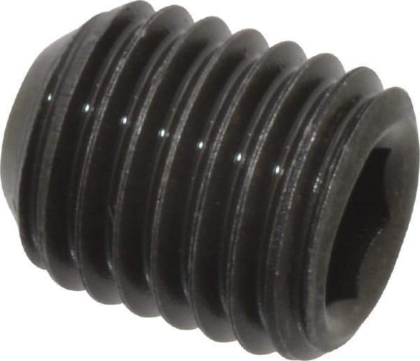 Value Collection - 5/16-24 UNF, 3/8" OAL, Cup Point Set Screw - Grade 8 Alloy Steel, 5/32" Key - Apex Tool & Supply