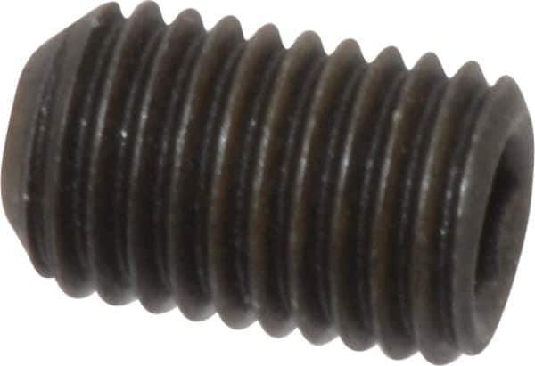 Value Collection - 5/16-24 UNF, 1/2" OAL, Cup Point Set Screw - Grade 8 Alloy Steel, 5/32" Key - Apex Tool & Supply