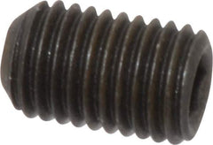 Value Collection - 5/16-24 UNF, 1/2" OAL, Cup Point Set Screw - Grade 8 Alloy Steel, 5/32" Key - Apex Tool & Supply
