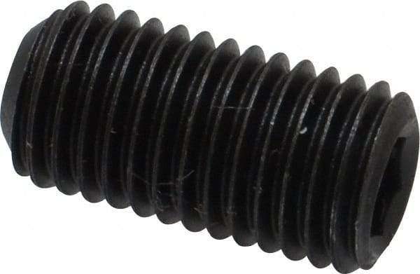 Value Collection - 5/16-24 UNF, 5/8" OAL, Cup Point Set Screw - Grade 8 Alloy Steel, 5/32" Key - Apex Tool & Supply