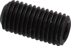 Value Collection - 5/16-24 UNF, 5/8" OAL, Cup Point Set Screw - Grade 8 Alloy Steel, 5/32" Key - Apex Tool & Supply