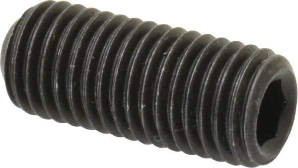 Value Collection - 5/16-24 UNF, 3/4" OAL, Cup Point Set Screw - Grade 8 Alloy Steel, 5/32" Key - Apex Tool & Supply