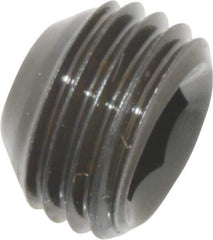 Value Collection - 3/8-24 UNF, 1/4" OAL, Cup Point Set Screw - Grade 8 Alloy Steel, 3/16" Key - Apex Tool & Supply