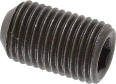 Value Collection - 3/8-24 UNF, 5/8" OAL, Cup Point Set Screw - Grade 8 Alloy Steel, 3/16" Key - Apex Tool & Supply