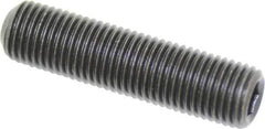 Value Collection - 3/8-24 UNF, 1-1/2" OAL, Cup Point Set Screw - Grade 8 Alloy Steel, 3/16" Key - Apex Tool & Supply