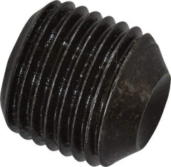 Value Collection - 1/2-20 UNF, 1/2" OAL, Cup Point Set Screw - Grade 8 Alloy Steel, 1/4" Key - Apex Tool & Supply