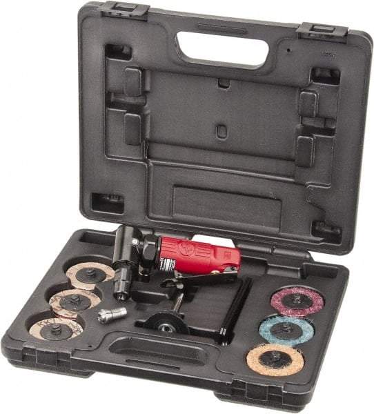Chicago Pneumatic - 19 Piece, Right Angle Die Grinder Kit - Apex Tool & Supply