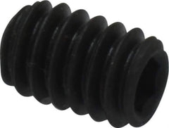 Value Collection - 1/4-20 UNC, 3/8" OAL, Cup Point Set Screw - Grade 8 Alloy Steel, 1/8" Key - Apex Tool & Supply