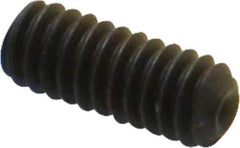 Value Collection - 1/4-20 UNC, 5/8" OAL, Cup Point Set Screw - Grade 8 Alloy Steel, 1/8" Key - Apex Tool & Supply