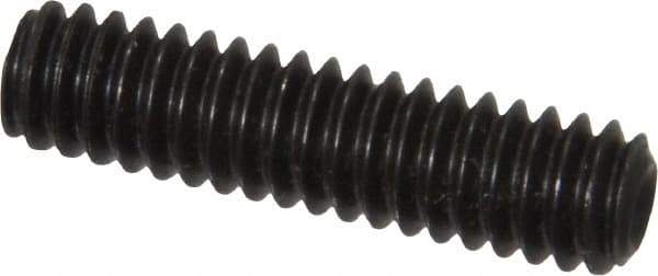 Value Collection - 1/4-20 UNC, 1" OAL, Cup Point Set Screw - Grade 8 Alloy Steel, 1/8" Key - Apex Tool & Supply