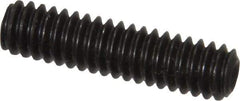 Value Collection - 1/4-20 UNC, 1" OAL, Cup Point Set Screw - Grade 8 Alloy Steel, 1/8" Key - Apex Tool & Supply