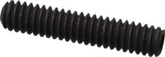 Value Collection - 1/4-20 UNC, 1-1/4" OAL, Cup Point Set Screw - Grade 8 Alloy Steel, 1/8" Key - Apex Tool & Supply