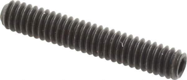 Value Collection - 1/4-20 UNC, 1-1/2" OAL, Cup Point Set Screw - Grade 8 Alloy Steel, 1/8" Key - Apex Tool & Supply