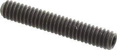 Value Collection - 1/4-20 UNC, 1-1/2" OAL, Cup Point Set Screw - Grade 8 Alloy Steel, 1/8" Key - Apex Tool & Supply