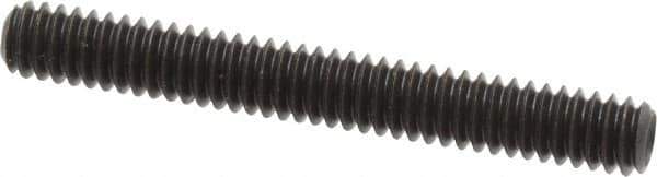 Value Collection - 1/4-20 UNC, 2" OAL, Cup Point Set Screw - Grade 8 Alloy Steel, 1/8" Key - Apex Tool & Supply