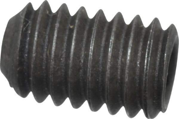 Value Collection - 5/16-18 UNC, 1/2" OAL, Cup Point Set Screw - Grade 8 Alloy Steel, 5/32" Key - Apex Tool & Supply