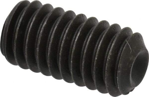 Value Collection - 5/16-18 UNC, 5/8" OAL, Cup Point Set Screw - Grade 8 Alloy Steel, 5/32" Key - Apex Tool & Supply