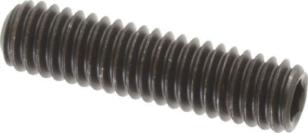 Value Collection - 5/16-18 UNC, 1-1/4" OAL, Cup Point Set Screw - Grade 8 Alloy Steel, 5/32" Key - Apex Tool & Supply