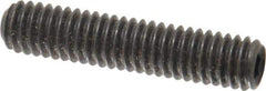 Value Collection - 5/16-18 UNC, 1-1/2" OAL, Cup Point Set Screw - Grade 8 Alloy Steel, 5/32" Key - Apex Tool & Supply