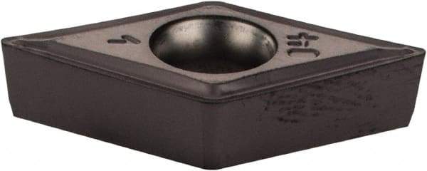 Iscar - DCGT3-1 SM Grade IC907 Carbide Turning Insert - 55° Diamond, 3/8" Inscr Circle, 5/32" Thick, 1/64" Corner Radius - Apex Tool & Supply