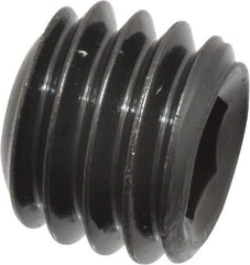 Value Collection - 3/8-16 UNC, 5/16" OAL, Cup Point Set Screw - Grade 8 Alloy Steel, 3/16" Key - Apex Tool & Supply