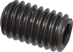 Value Collection - 3/8-16 UNC, 5/8" OAL, Cup Point Set Screw - Grade 8 Alloy Steel, 3/16" Key - Apex Tool & Supply