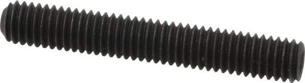 Value Collection - 3/8-16 UNC, 2-1/2" OAL, Cup Point Set Screw - Grade 8 Alloy Steel, 3/16" Key - Apex Tool & Supply