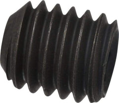 Value Collection - 7/16-14 UNC, 1/2" OAL, Cup Point Set Screw - Grade 8 Alloy Steel, 7/32" Key - Apex Tool & Supply
