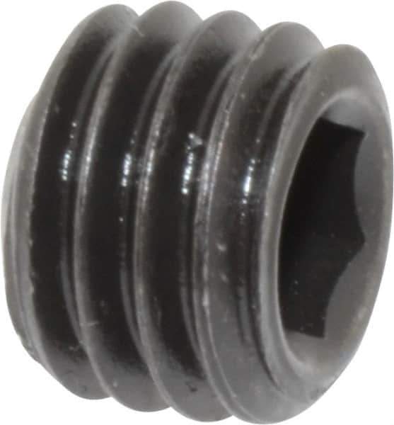 Value Collection - 1/2-13 UNC, 3/8" OAL, Cup Point Set Screw - Grade 8 Alloy Steel, 1/4" Key - Apex Tool & Supply